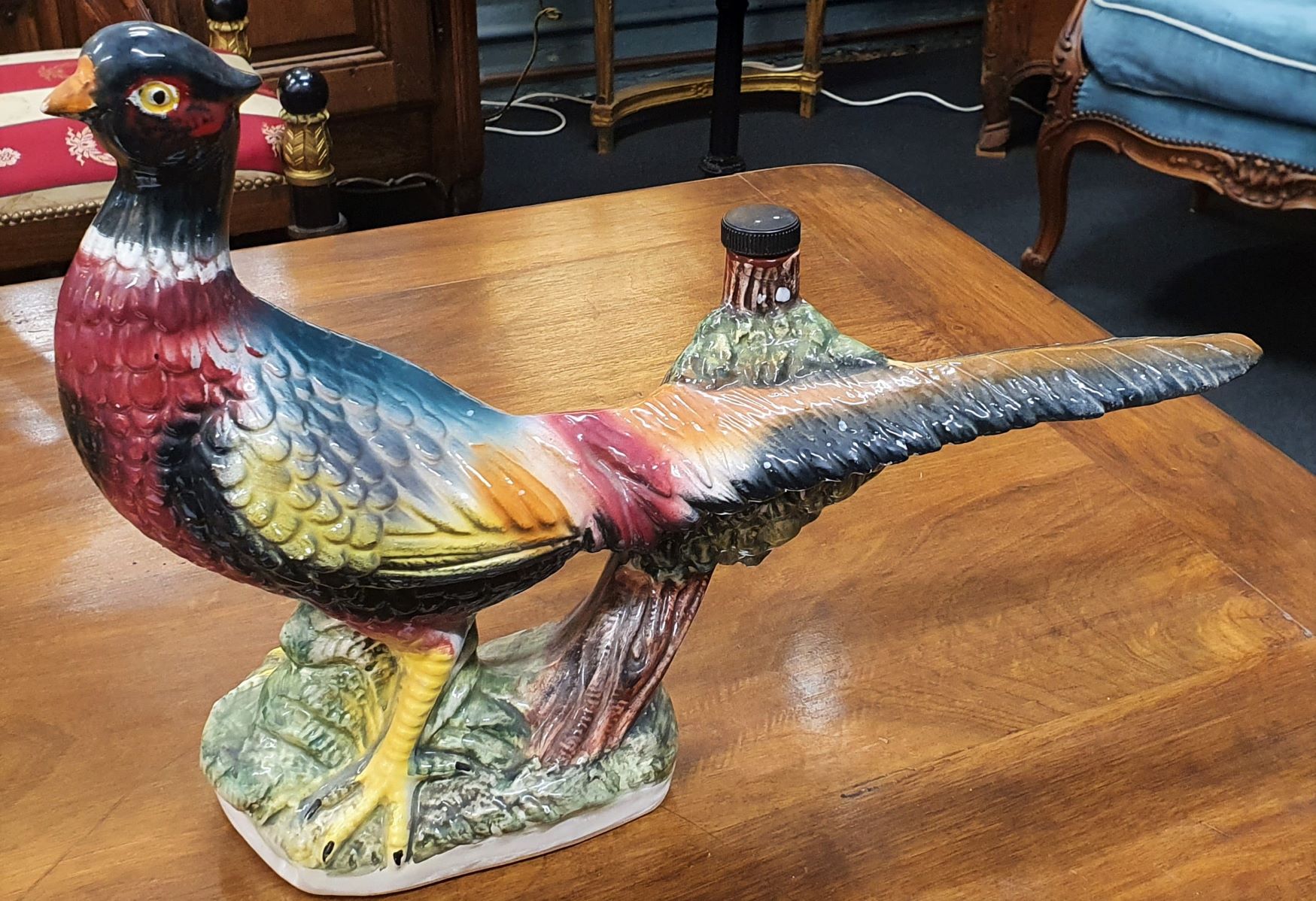 An Italian Majolica Decanter